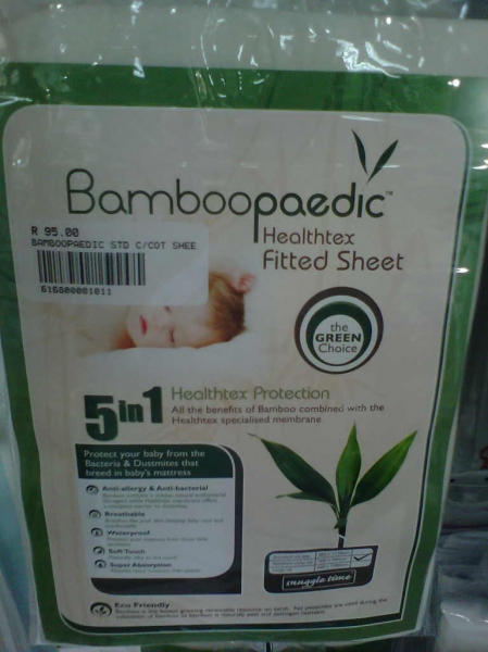 bamboopaedic large cot mattress